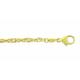 Goldarmband ADELIA´S "333 Gold Singapur Armband 19 cm" Armbänder Gr. Gelbgold 333, goldfarben (gold) Damen Armbänder Gold