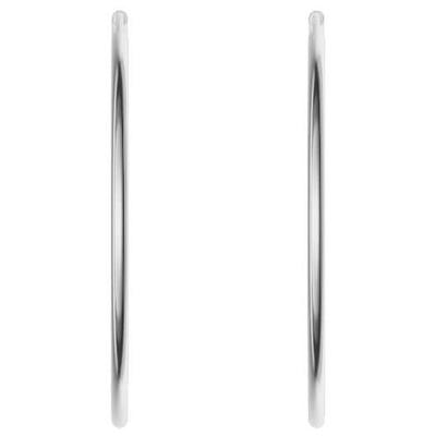 Paar Creolen FIRETTI "Schmuck Geschenk Silber 925 2,0 mm breit" Gr. 15, silber (rhodiniert), Ohrringe, Damen, 15, Silber 925 (Sterlingsilber), Made in Germany Image