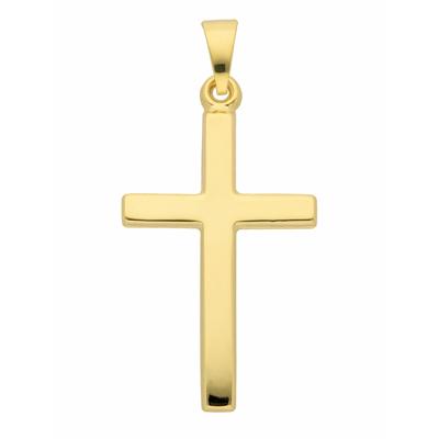 Ketten-Anhänger ADELIA´S "333 Gold Kreuz Anhänger", gold, Schmuckanhänger, Damen, Damen, Gelbgold 333, Goldschmuck für D