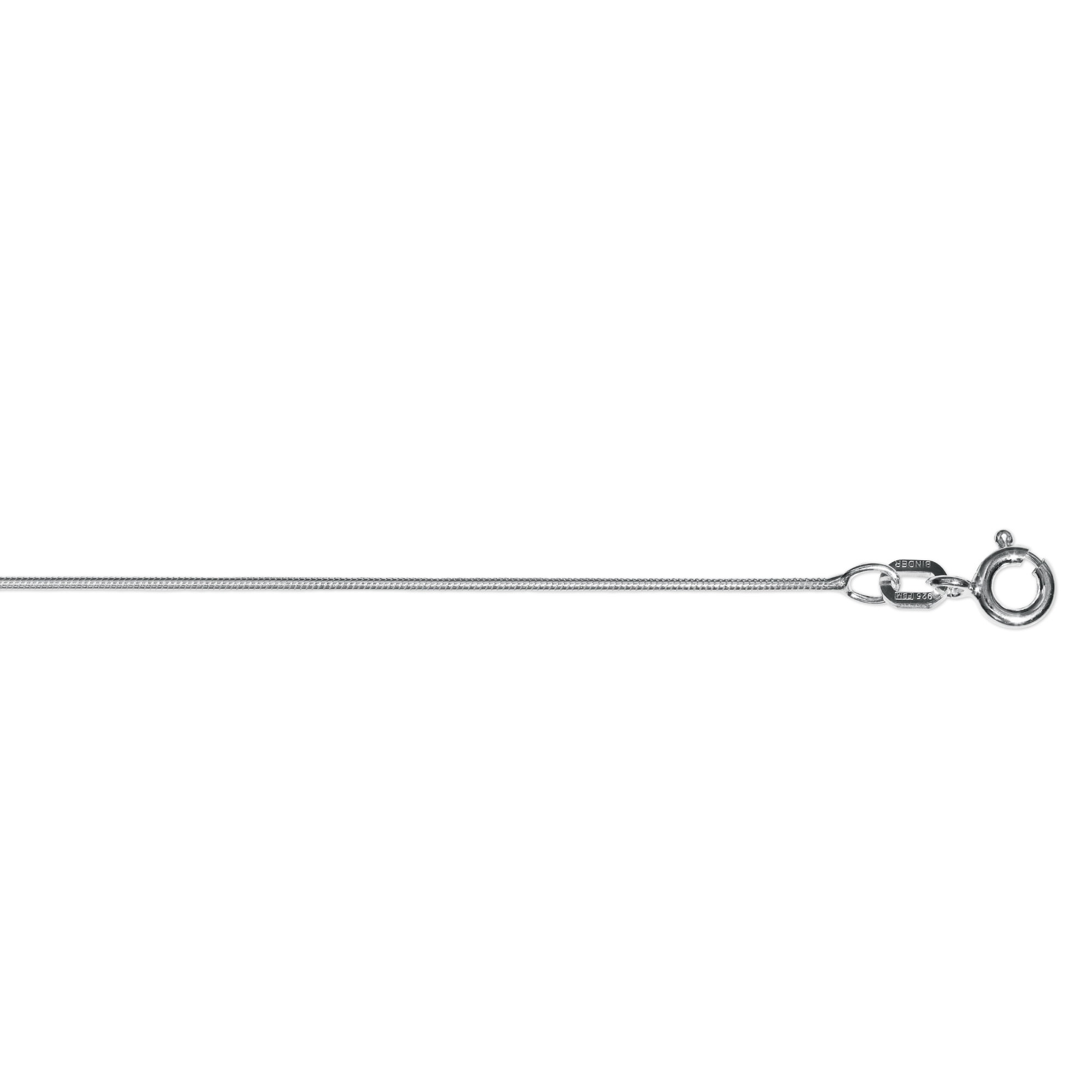 Goldkette ONE ELEMENT "Halskette aus 585 Weißgold Ø 0,9 mm" Gr. 50, silber, Halsketten, Damen, 50, Gold Weißgold 585, Gold, Weißgold 585, für Damen – klassisch & elegant im Design