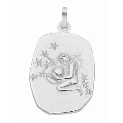 Ketten-Anhänger ADELIA´S "925 Silber Sternzeichen Anhänger Wassermann", silber, Schmuckanhänger, Damen, Damen, Wassermann, Silber 925 (Sterlingsilber), Silberschmuck für Damen & Herren