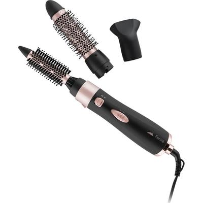 Multihaarstyler ETA "Fenite Black Edition ETA432190010" pink 3 zusätzliche Aufsätze für den perfekten Look