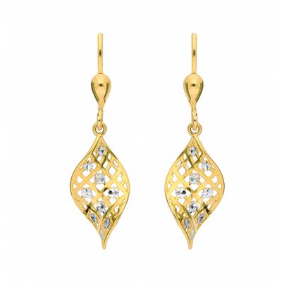 Paar Ohrhänger ADELIA´S "Damen Goldschmuck 1 Paar 333 Gold Ohrringe / Ohrhänger", gold, Ohrringe, Damen, Damen, Gelbgold 333, 333 Gold Goldschmuck für Damen Image