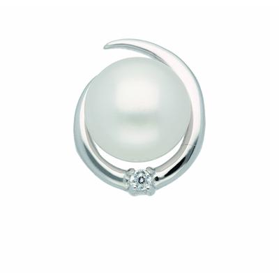 Ketten-Anhänger ADELIA´S "925 Silber Anhänger mit Zirkonia", silber, Schmuckanhänger, Damen, mit Zirkonia, Silber 925 (Sterlingsilber), mit Zirkonia Silberschmuck für Damen