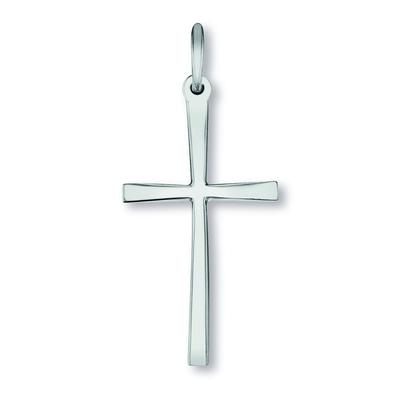 Ketten-Anhänger ONE ELEMENT "Kreuz Anhänger aus 925 Silber", silber, Schmuckanhänger, Damen, Silber 925 (Sterlingsilber)