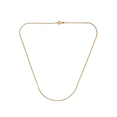 Collierkettchen FIRETTI "Schmuck Geschenk Gold 333 585 750 Rundankerkette in mehreren Breiten" Gr. 45, gold (gelbgoldfarben), Halsketten, Damen, 45, Gelbgold 585, B: 1,5mm, Made in Germany, B:1,5mm Image