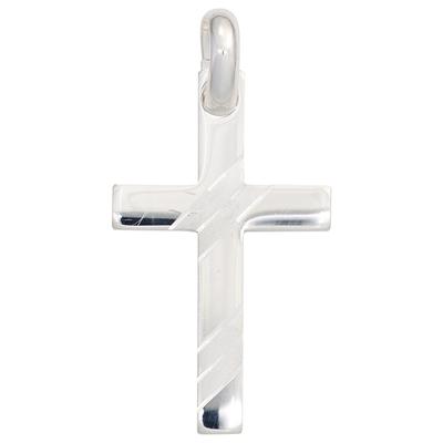 Kreuz-Anhänger JOBO "Anhänger Kreuz", silber (silber 925), Schmuckanhänger, Damen, Silber 925 (Sterlingsilber), 925 Silber Image