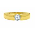 Goldring ADELIA´S "333 Gold Ring mit Zirkonia" Fingerringe Gr. 56, Gelbgold 333, goldfarben (gold) Damen Fingerringe