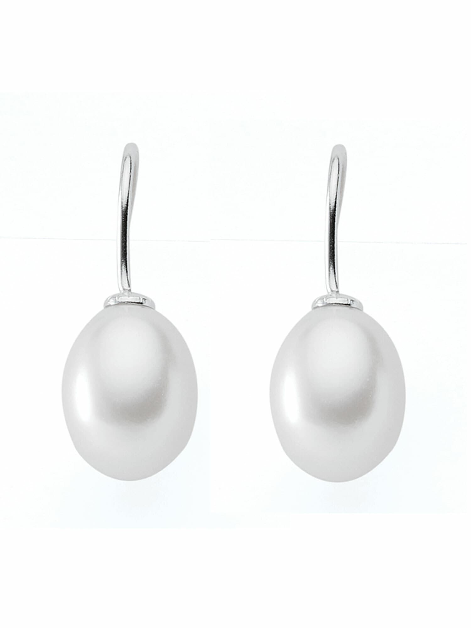Paar Ohrhänger ADELIA´S "1 Paar 925 Silber Ohrringe / Ohrhänger mit Süßwasser Zuchtperle", silber, Ohrringe, Damen, Damen, Silber 925 (Sterlingsilber), 925 Sterling Silber mit Süßwasser Zuchtperle Silberschmuck für Damen