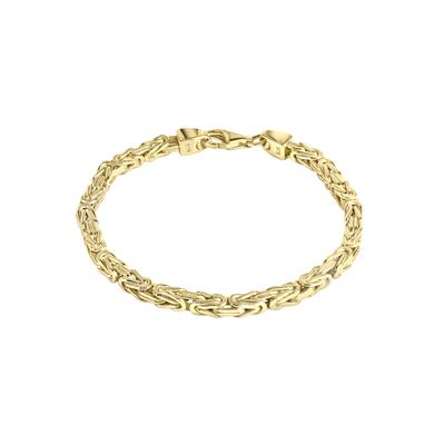 Armband FIRETTI "Schmuck Geschenk Silber 925 Armschmuck Armband Königskette" Gr. 19, gold (gelbgoldfarben), Armbänder, H