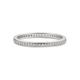 Fingerring BRUNO BANANI "Schmuck Geschenk Silber 925 Damenring Memoire Eternity" Fingerringe Gr. 56, Silber 925 (Sterlingsilber), 2,1 mm, silberfarben (silberfarben, kristallweiß, kristallweiß) Damen Fingerringe