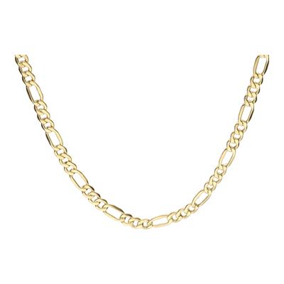 Goldkette LUIGI MERANO "Figarokette, Gold 585" Halsketten Gr. 45 cm, Gelbgold 585, goldfarben (gold> <) Damen Goldketten