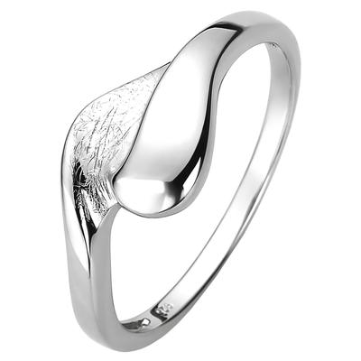 Fingerring JOBO Gr. 54, silber (silber 925), Fingerringe, Damen, 54, Silber 925 (Sterlingsilber), 925 Silber eismatt Image
