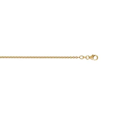 Goldkette ONE ELEMENT "Halskette aus 333 Gelbgold Ø 2 mm" Gr. 45, gold, Halsketten, Damen, 45, Gelbgold 333, Damen Gold 