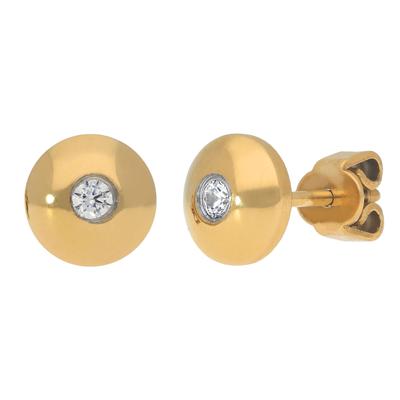 Paar Ohrstecker TITANIA "Ohrringe", gold (goldfarben), Ohrringe, Damen, Titan Image