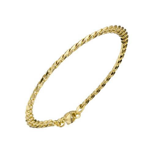 Goldarmband JOBO Armbänder Gr. Gelbgold 333, goldfarben (gelbgold 333) Damen Panzerarmband 333 Gold 21 cm