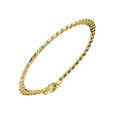 Goldarmband JOBO, gold (gelbgold 333), Armbänder, Damen, Gelbgold 333, Panzerarmband 333 Gold 21 cm Image