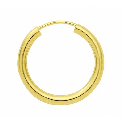 Paar Creolen ADELIA´S "Damen Goldschmuck 1 Paar 585 Gold Ohrringe / Creolen Ø 30 mm", gold, Ohrringe, Damen, Damen, Gelb