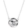 Collier SMART JEWEL "rund, mit Zirkonia Steinen, Silber 925" Halsketten Gr. 45 cm, Silber 925 (Sterlingsilber), silberfarben (silber) Damen Colliers