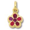 Ketten-Anhänger ONE ELEMENT "Zirkonia Blume Anhänger aus 333 Gelbgold", gold, Schmuckanhänger, Mädchen, Damen, Gelbgold 333-Gold, Gelbgold 333, Gold, für Damen – elegant, modern & vielseitig kombinierbar