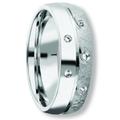 Silberring ONE ELEMENT "Zirkonia Freundschaft Partner Ring aus 925 Silber" Fingerringe Gr. 48, Silber 925 (Sterlingsilber), silberfarben (silber) Damen Fingerringe