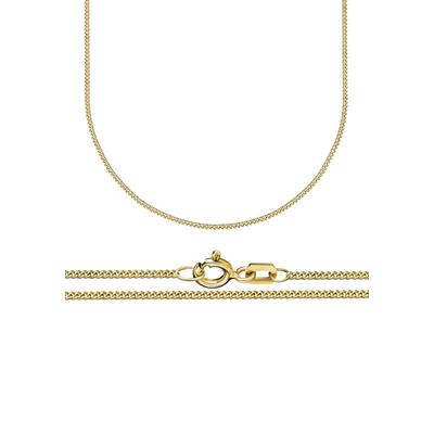 Panzerkette FIRETTI "Schmuck Geschenk Silber 925 Collierkette in mehreren Breiten" Gr. 42, gold (gelbgoldfarben), Halsketten, Damen, 42, Silber 925 (Sterlingsilber), B: 1,4mm, Made in Germany, B:1,4mm Image