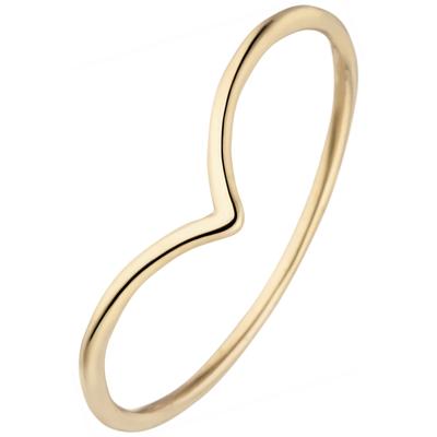 Fingerring JOBO Gr. 60, gelb (gelbgold 585), Fingerringe, Damen, 60, Gelbgold 585, 585 Gold Image
