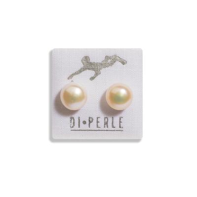 Paar Ohrstecker ADELIA´S "Damen Perlenschmuck 925 Silber Süsswasser Perlen Ohrstecker", weiß, Ohrringe, Damen, Damen, Damen Perlenschmuck Image
