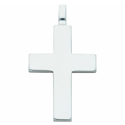 Ketten-Anhänger ADELIA´S "Damen & Herren 925 Silber Kreuz Anhänger", silber, Schmuckanhänger, Damen, Damen, Silber 925 (Sterlingsilber), Silberschmuck für Damen & Herren