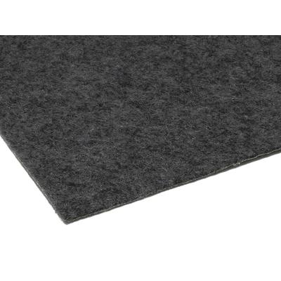 Läufer "PODIUM, Made in Belgium", grau (anthrazit), B:200cm H:2,6mm L:2700cm, Polypropylen (PP), PRIMAFLOR-IDEEN IN TEXTIL, Teppiche, Breite 200 cm, Nadelfilz, Uni-Farben, ideal für Veranstaltungen Image