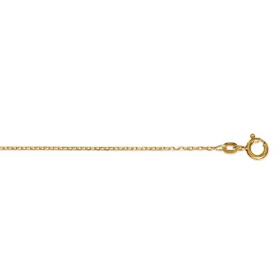 Goldkette ONE ELEMENT "Halskette aus 585 Gelbgold Ø 1,3 mm" Gr. 36, gold, Halsketten, Damen, 36, Gelbgold 585, Damen Gol