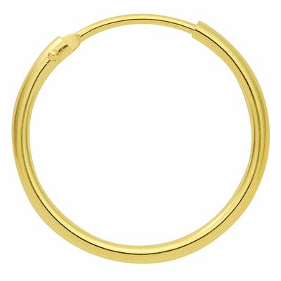 Paar Creolen ADELIA´S "Damen Goldschmuck 1 Paar 333 Gold Ohrringe / Creolen Ø 15 mm", gold, Ohrringe, Damen, Damen, Gold, 333 Gold Goldschmuck für Damen Image