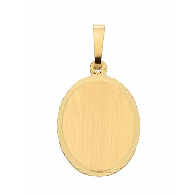 Ketten-Anhänger ADELIA´S "333 Gold Gravurplatte Anhänger", gold, Schmuckanhänger, Damen, Gold, 333 Gold Goldschmuck für Damen