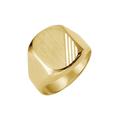 Siegelring FIRETTI "Schmuck Geschenk Gold 333 Herrenring Goldring" Fingerringe Gr. 20, Gelbgold 333, 4 mm, gelb (gelbgoldfarben) Herren Goldringe