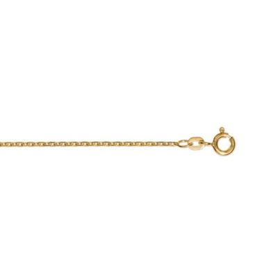 Goldkette ONE ELEMENT "Halskette aus 333 Gelbgold Ø 1,7 mm" Gr. 40, gold, Halsketten, Damen, 40, Gelbgold 333, Damen Gol