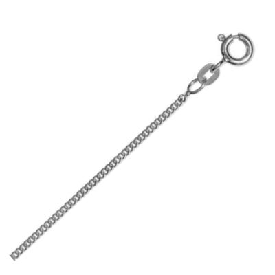 Goldkette ONE ELEMENT "Halskette aus 333 Weißgold Ø 1,4 mm" Gr. 38, silber, Halsketten, Damen, 38, Weißgold 333-Gold, Weißgold 333, Gold, ein ausdrucksstarkes Schmuckstück für jeden Anlass Image