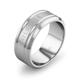 Fingerring TOMMY HILFIGER "Schmuck Edelstahl Herrenring" Fingerringe Gr. 62, Edelstahl, 8 mm, silberfarben (edelstahlfarben) Herren Fingerringe