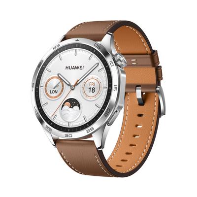 Smartwatch HUAWEI "Watch GT4 46mm" Smartwatches braun Fitness-Tracker