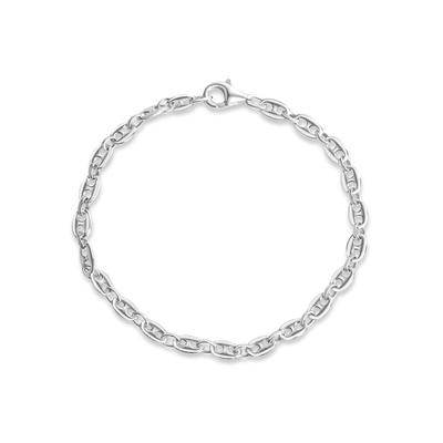 Armband FIRETTI "Schmuck Geschenk Silber 925 Armschmuck Armkette Schiffsanker" Gr. 21, silber (silberfarben), Armbänder,