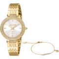 Quarzuhr JUST CAVALLI TIME "Savoca, JC1L274M0055" Armbanduhren goldfarben Damen Quarzuhren