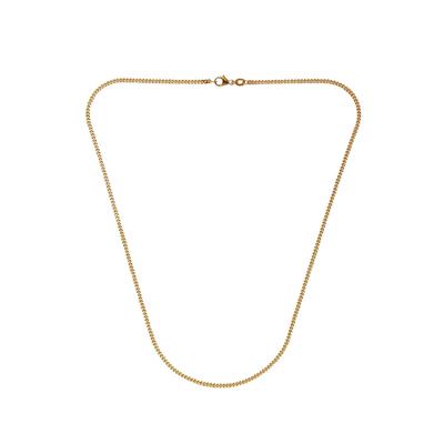 Panzerkette FIRETTI "Schmuck Geschenk Gold 750 Collierkette 2,1 mm breit" Gr. 45, gold (gelbgoldfarben), Halsketten, Damen, 45, Gelbgold 750, B: 2,1mm, Made in Germany, B:2,1mm Image