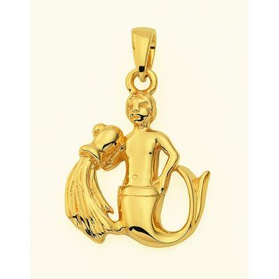 Ketten-Anhänger ADELIA´S "Damen & Herren 585 Gold Sternzeichen Anhänger Wassermann", gold, Schmuckanhänger, Damen, Damen, Wassermann, Gelbgold 585-Gold, Gelbgold 585, Gold, Goldschmuck für Damen & Herren Image