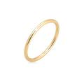 Fingerring ELLI PREMIUM "Bandring Ehering Trauring Hochzeit 585er Gelbgold" Fingerringe Gr. 52 mm, ohne Stein, Gelbgold 585, 1.5 mm, goldfarben (gold) Damen Fingerringe