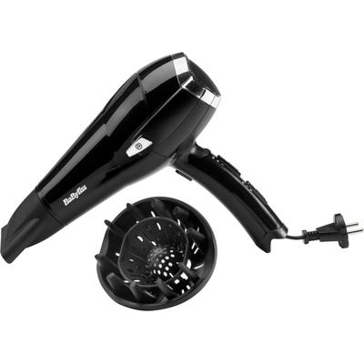 Haartrockenhaube BABYLISS "Cordkeeper 2000" Haartrockner schwarz (schwarz / silber)