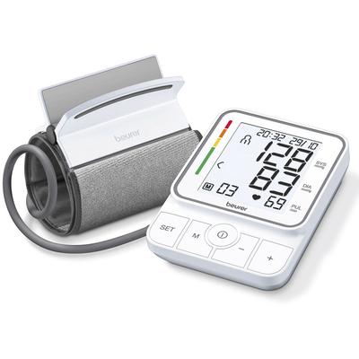 Oberarm-Blutdruckmessgerät BEURER "BM 51 easyClip" Blutdruckmessgeräte weiß Oberarm-Blutdruckmessgerät