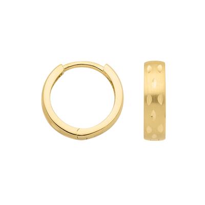 Paar Ohrhänger ADELIA´S "333 Gold Ohrringe Creolen", gold, Ohrringe, Damen, Damen, Gelbgold 333, Goldschmuck für Damen