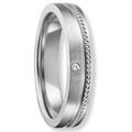 Silberring ONE ELEMENT "Zirkonia Freundschaft Partner Ring aus 925 Silber" Fingerringe Gr. 56, Silber 925 (Sterlingsilber), silberfarben (silber) Damen Fingerringe