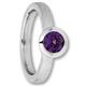 Silberring ONE ELEMENT "Amethyst Ring aus 925 Silber" Fingerringe Gr. 54, Silber 925 (Sterlingsilber), silberfarben (silber) Damen Fingerringe