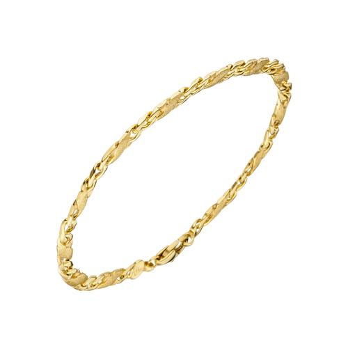 Goldarmband JOBO, gelb (gelbgold 585), Armbänder, Damen, Gelbgold 585, 585 Gold 21 cm