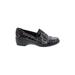 Clarks Mule/Clog: Loafers Wedge Casual Black Shoes - Women's Size 6 1/2 - Round Toe